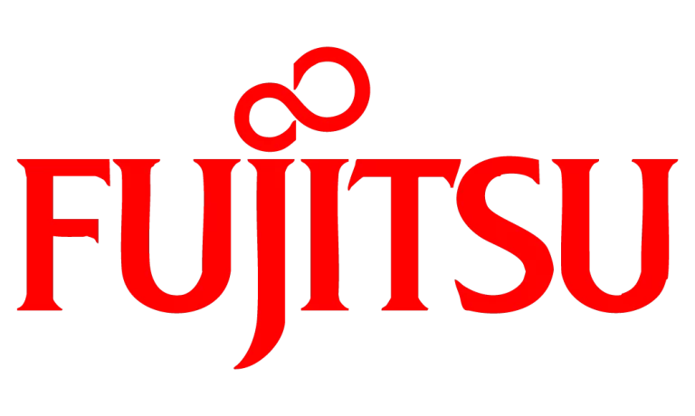 Logo de Fujitsu, proveedor global de tecnologías de la información y servicios TI